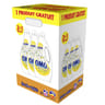 Omo lessive liquide tahiti lot de 3x42 lavages 2+1 gratuit
