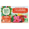 Jardin bio étic infusion circulation bio à la vigne rouge 20 sachets 30g