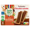 Jardin bio etic tartinettes chocolat noisette bio 138G
