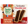 Jardin bio etic tartinettes chocolat noir bio 138g