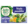 Jardin bio étic infusion nuits paisibles bio 20 sachets + étui 30g