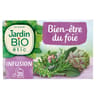 Jardin bio étic infusion bien être du foie bio 20 sachets + étui 30g