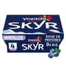 Yoplait skyr 0% sur lit de myrtilles 4x100g