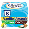 Perle de lait aromatisé panaché 8x125g