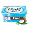 Perle de lait aromatisé coco 4x125g