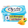 Perle de lait fruits panachés mangue pêche 4x125g