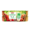 Andros dessert panaché pomme nature + pomme fraise 12x100g +4 offerts