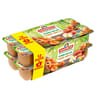 Andros dessert panaché pomme nature + pomme abricot 12x100g +4 offerts
