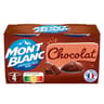 Mont Blanc crème dessert coupelles chocolat 4x125g - 500g