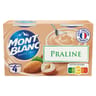 Mont Blanc crème dessert coupelles praliné 4x125g-500g