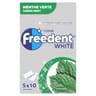 Freedent white chewing-gum sans sucres menthe verte 5x10-70g