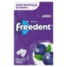 Freedent chewing-gum sans sucres menthe myrtille 5x10 - 70g