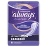 Always dicreet ultimate night serviettes pour fuite urinaire x6
