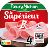 Fleury Michon jambon le supérieur label rouge conservation sans nitrite 4 tranches 160g