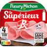 Fleury Michon jambon le supérieur label rouge conservation sans nitrite 4 tranches 160g
