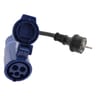 Zenitech adaptateur femelle cee17 en male 16A