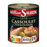 William saurin 1898 cassoulet toulousain cuisiné à la graisse d'oie - plat cuisiné 840g