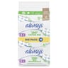 Always coton protection serviettes hygiéniques ailettes long+ x18