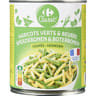 Carrefour Classic' haricots verts et beurre 455g