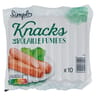 Simpl knack de volaille fumées x10 350g