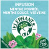 Elephant infusion menthe poivrée menthe douve verveine x20s - 34g