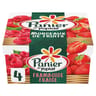 Panier de Yoplait standard fraise framboise 4x125g