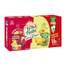 Pom'potes compotes battle2fruits pomme ananas kiwi et ananas grenade 16x90g -1440g