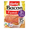 Herta bacon fumé au bois de hêtre 15 tranches 150g