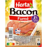 Herta bacon fumé au bois de hêtre 15 tranches 150g