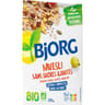 Bjorg céréales muesli bio sans sucres ajoutés 375g