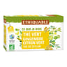 Ethiquable thé vert gingembre citron vert  bio 36g