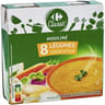Carrefour classic' soupe mouliné aux 8 légumes 2x30cl - 60cl