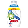 Ariel lessive liquide alpine 18 lavages 0.81 l