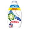 Ariel lessive liquide alpine 18 lavages 0.81 l