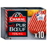 Charal le pur boeuf surgelé 15%mg 10x100g
