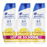 Head & shoulders base 2in1 citrus 3x300ml