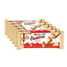 Kinder bueno white gaufrettes enrobees de chocolat blanc 6x2 barres