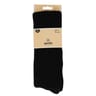 Chaussettes côtelées d'intérieur femme NOIR T36\41