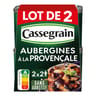 Cassegrain aubergines cuisinées à la provençale 2x375g