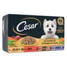 Cesar pâtée pour chien 4 variétés en sauce 4x150g