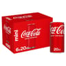 Coca cola mini frigo pack 6x20cl