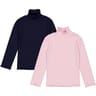 PULL COL MONTANT FILLE ROSE PASTEL 10 ANS