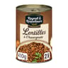 Raynal et Roquelaure lentilles cuisinées à l'auvergnate - la boite de 410g