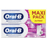 Oral-b dentifrice 3d white advanced luxe blancheur glamour 2x75ml
