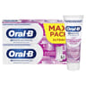 Oral-b dentifrice 3d white advanced luxe blancheur glamour 2x75ml