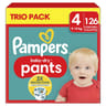Pampers baby dry couches pants culottes trio pack taille 4 x126