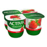Activia bifidus fruits fraises 4x125g
