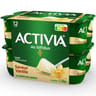 Activia bifidus saveur vanille sans arôme artificiel 12x125g