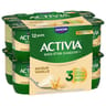 Activia bifidus saveur vanille sans arôme artificiel 12x125g