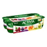 Activia fruits panaché abricot poire figue mûre framboise 8x125g